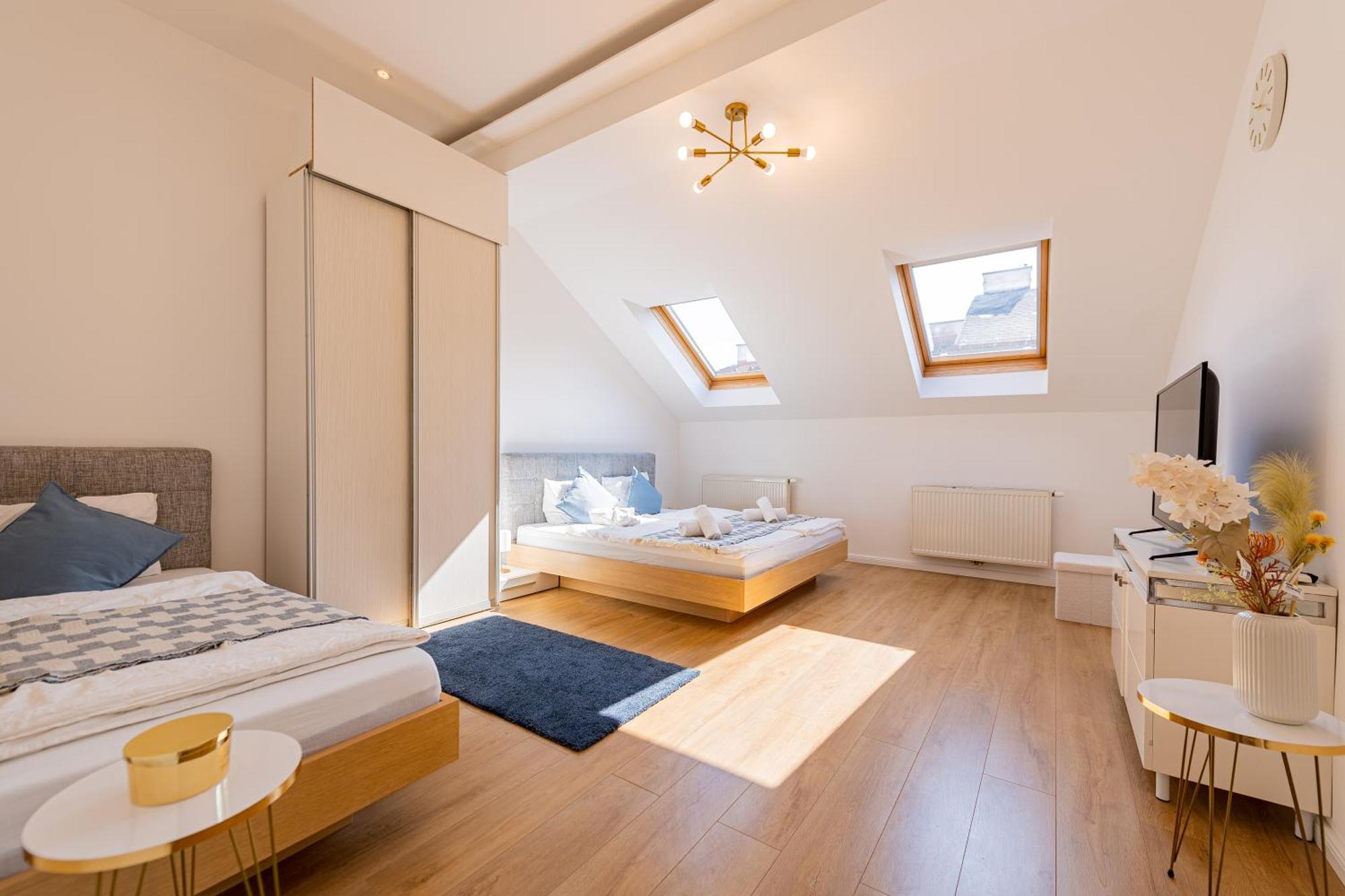 Apartment With Balcony Near Augarten Wina Bagian luar foto